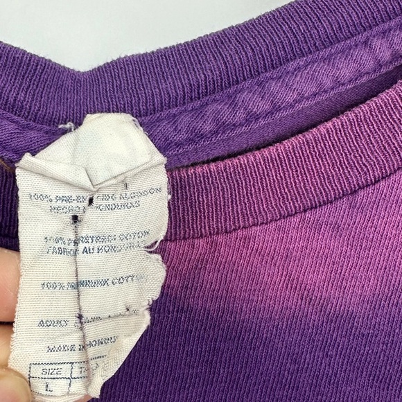 ECU Pirates Custom Bleach Splatter Short Sleeve Shirt Size Large Upcycled - Picture 3 of 5